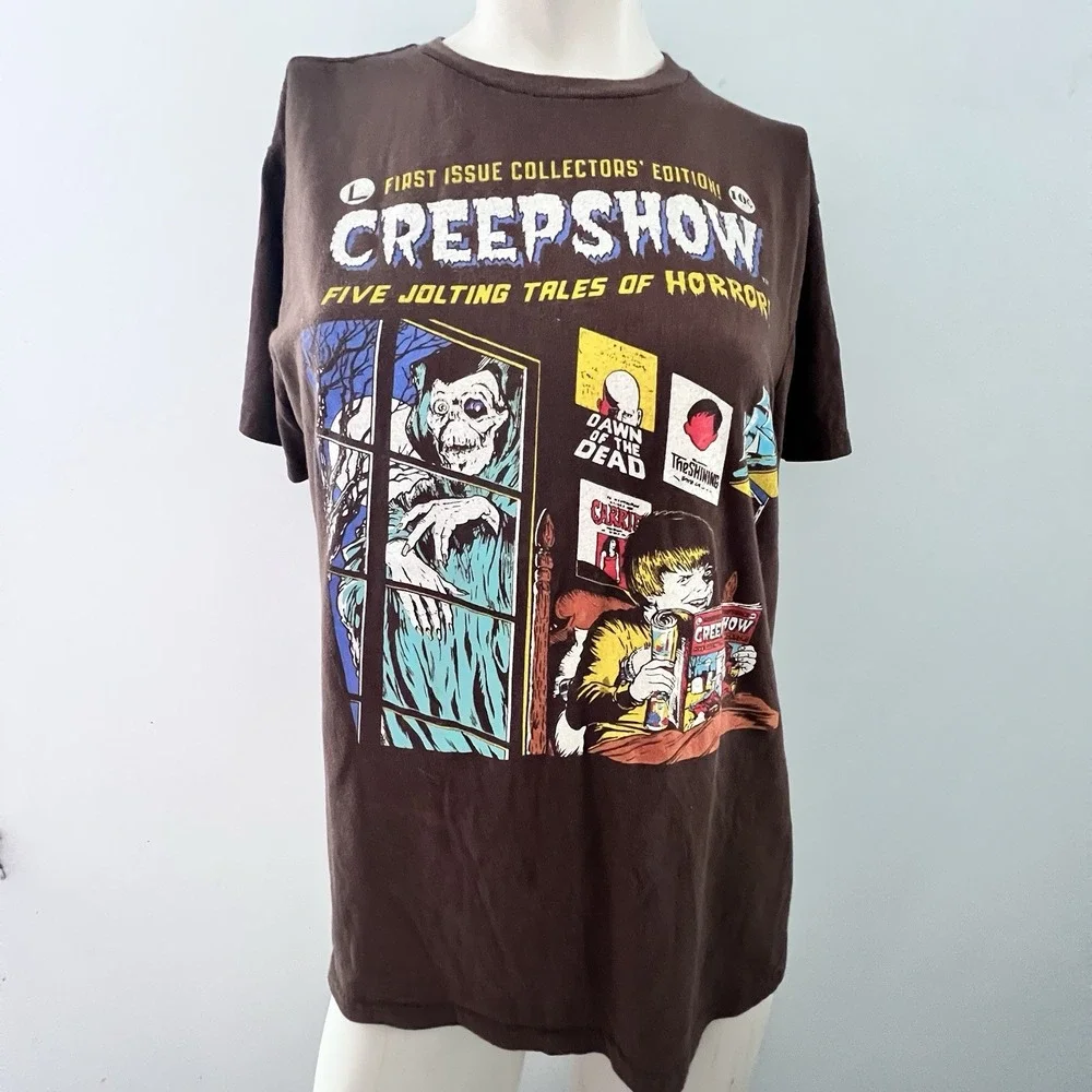 Creepshow Graphic T Shirt Medium Grunge Y2K Collectors‎ Comic Horror Tee Grunge